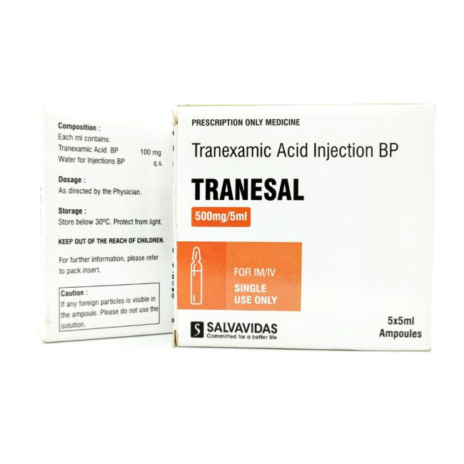 Tranexamic Acid Injection Bp Salvavidas Pharma