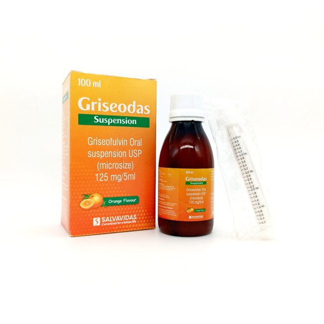 Griseofulvin Oral Suspension Usp Microsize 125 Mg5ml Export India