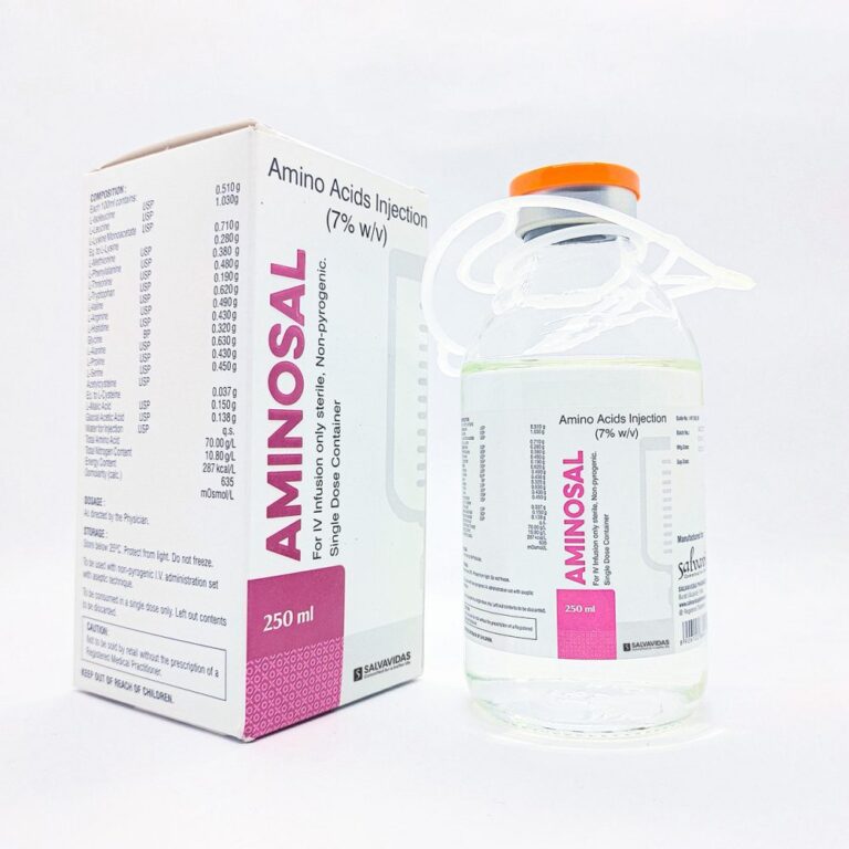 Pure Crystalline Amino Acids I.V Infusion Salvavidas Pharma