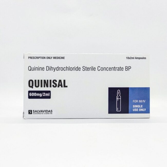 Quinine Dihydrochloride Sterile Concentrate BP Salvavidas Pharma