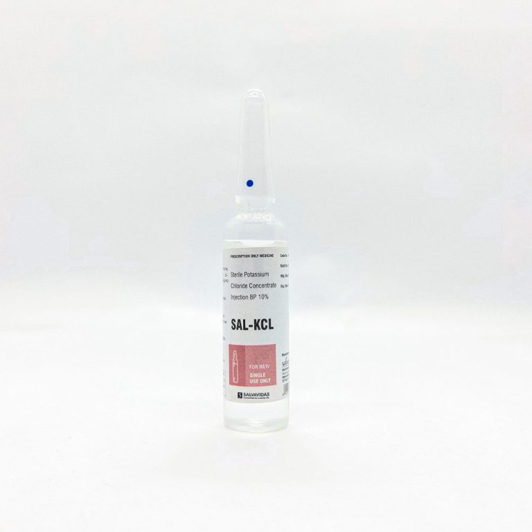 Sterile Potassium Chloride Concentrate Injection - Salvavidas Pharma