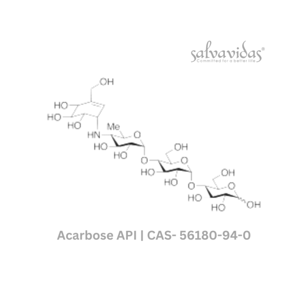 Acarbose API CAS 56180 94 0 Salvavidas Pharma
