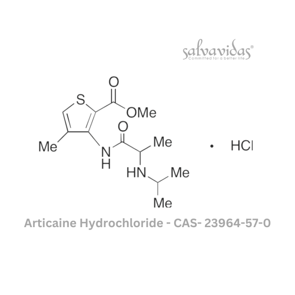 Articaine Hydrochloride - CAS- 23964-57-0