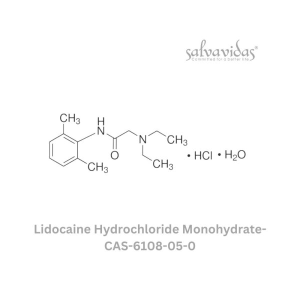 Lidocaine Hydrochloride Monohydrate- CAS-6108-05-0