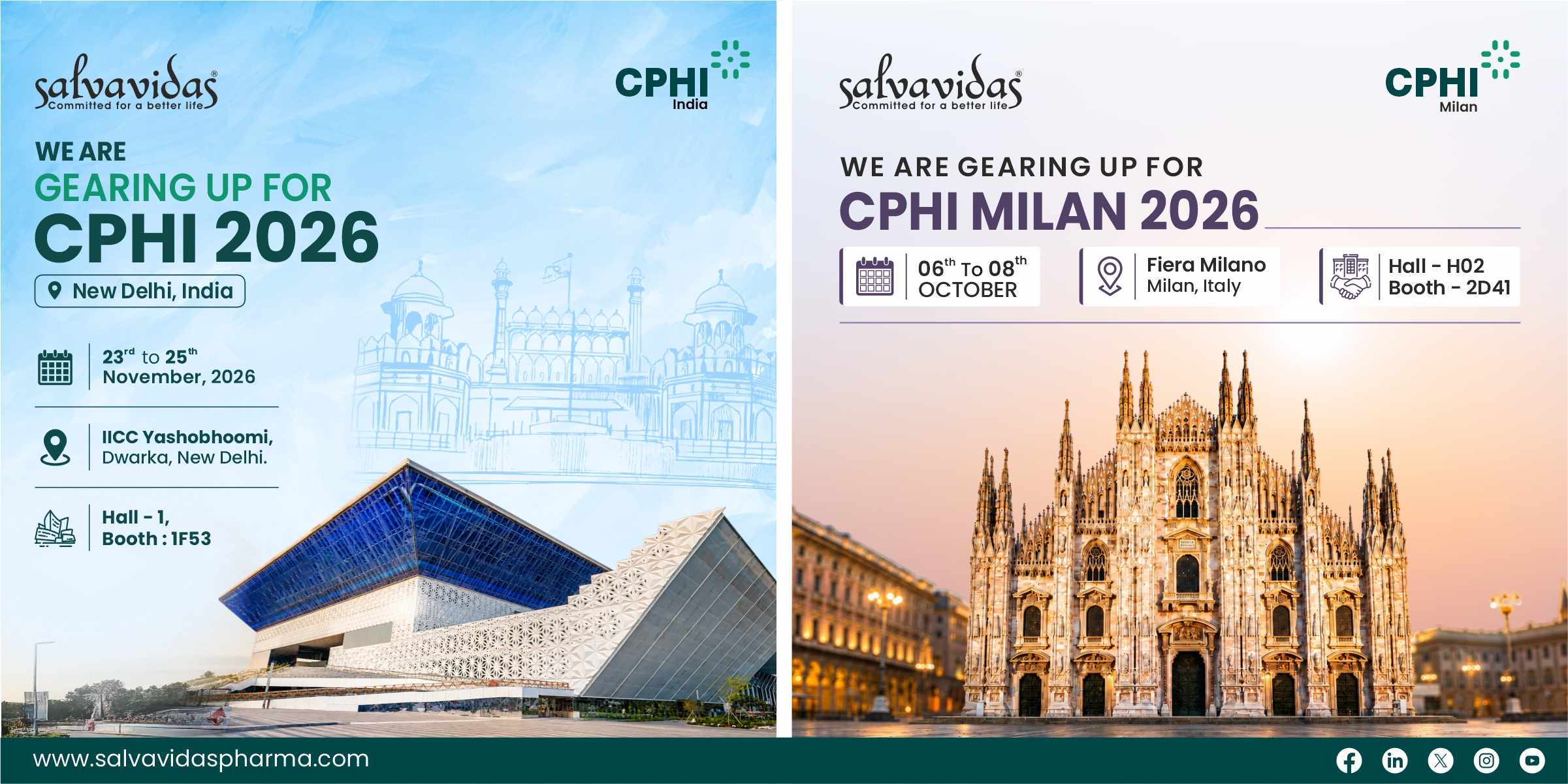CPHI MILAN & INDIA 2026 Website Popup