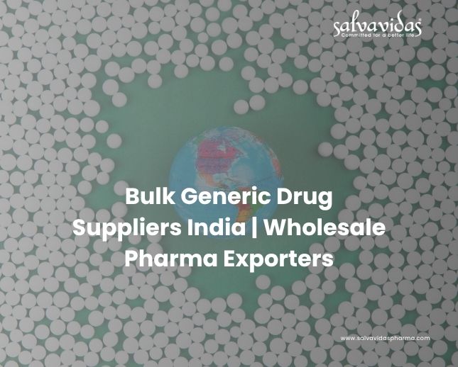 Bulk generic drug suppliers India